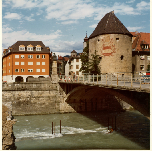 Montfortbrücke neu, Hochwasserschutz Feldkirch