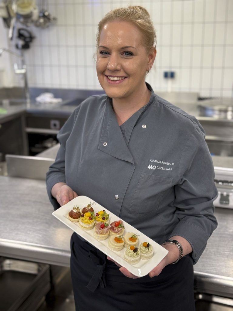 Küchenmeisterin Anja Riggillo kreierte die Canapés mit viel Liebe