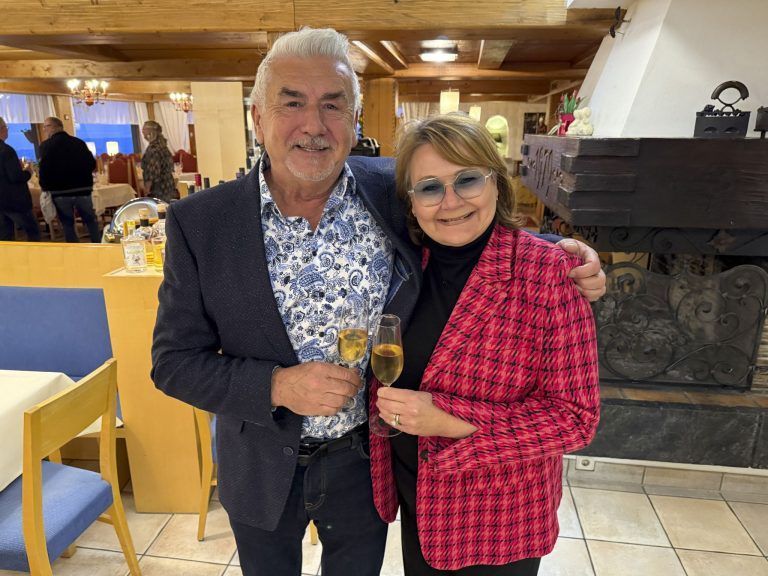 Langjährige Freunde: Gabi Narat und Drago Rajic