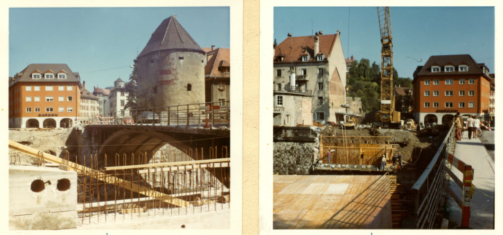 Montfortbrücke neu, Hochwasserschutz Feldkirch