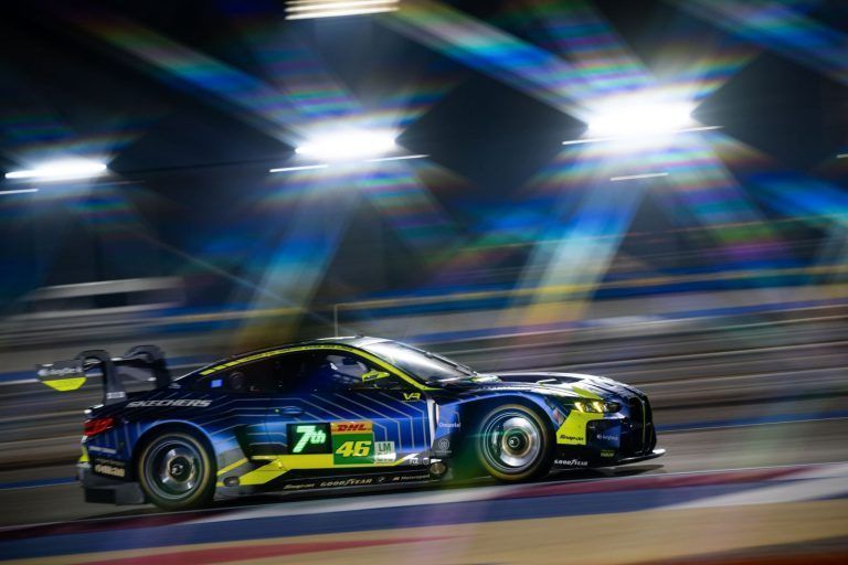 LMGT3-Klasse, The Bend Team WRT, Team WRT #46 BMW M4 GT3 EVO Kelvin van der Linde (Pro) Valentino Rossi (Silber) Ahmad Al Harthy (Bronze)