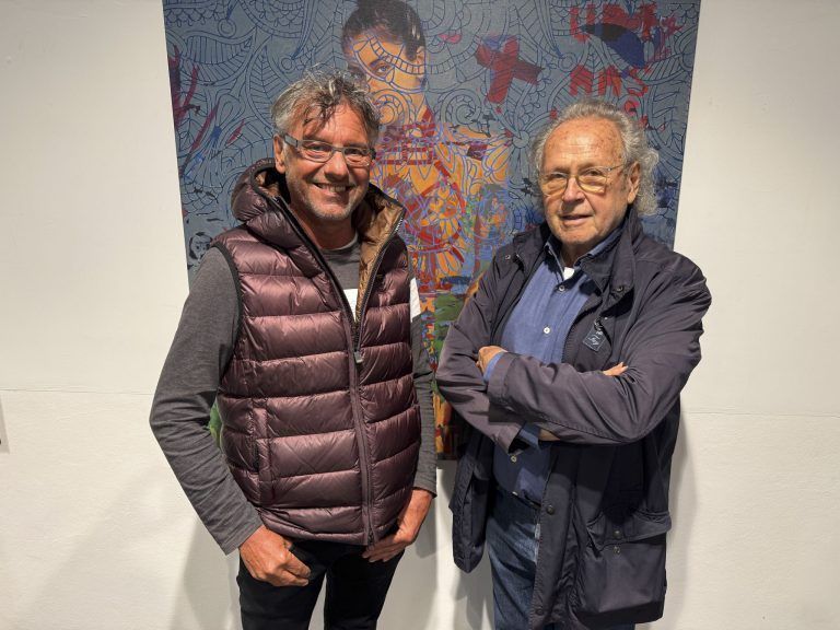 Roland Schuster und Hans Jörg Allgaier und die Kunst auf Öl