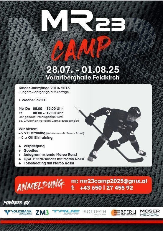 Mit NHL-Star Marco Rossi ins Trainingscamp