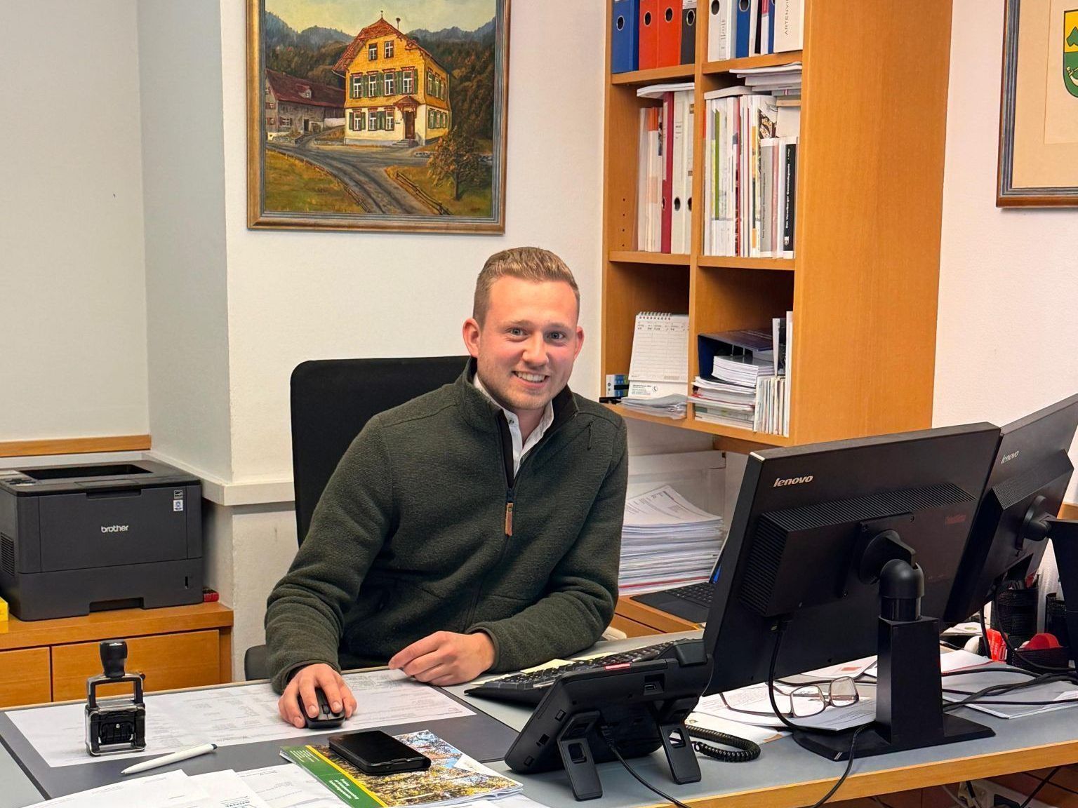 Lukas Batlogg, jüngster Bürgermeister in Vorarlberg, Gemeindwahlen 2025