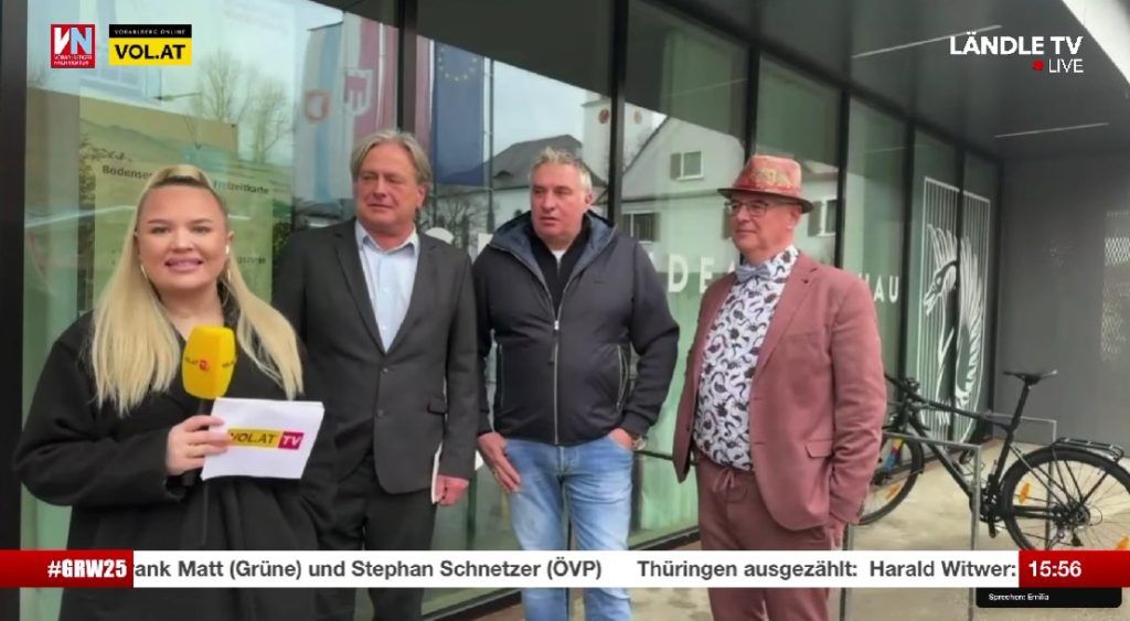 Ein knappes Rennen in Lochau