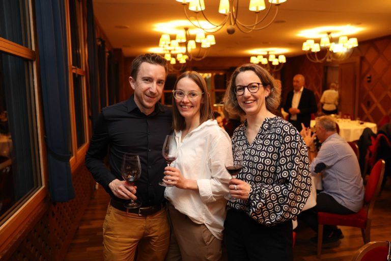 Weinraritäten am Gebhardsberg: Michael Flecker, Susanne Burtscher und Eva-Maria Hagleitner ("Kiechel & Hagleitner").
