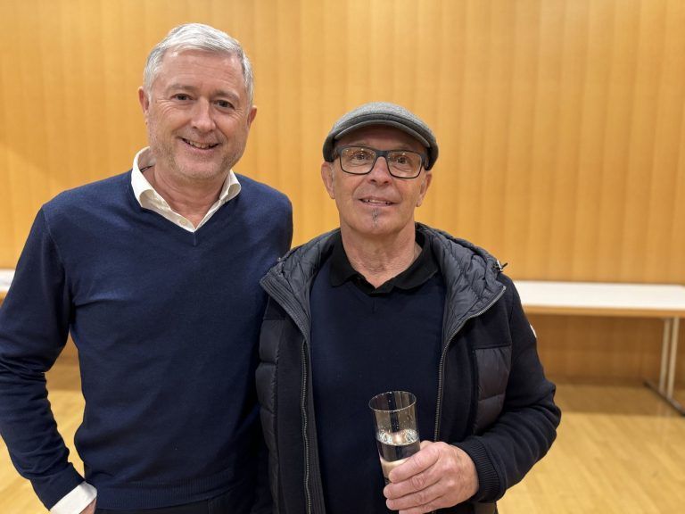 Menschen im Mittelpunkt: Emilio Bietti (epos) und Erwin Kitzberger.