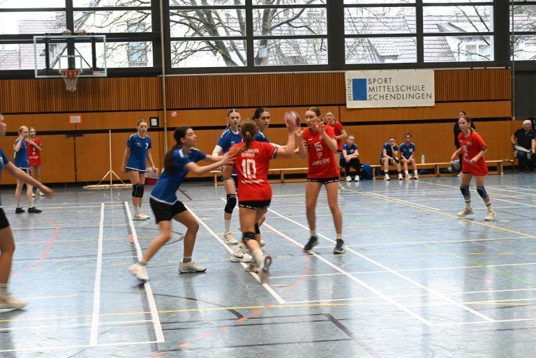 BRG Dornbirn Schoren gewinnt Handball-Schulcup der Mädchen : Der Gewinner des Handball-Schulcups qualifizierte sich für die Teilnahme am Bundeswettbewerb Ende April.