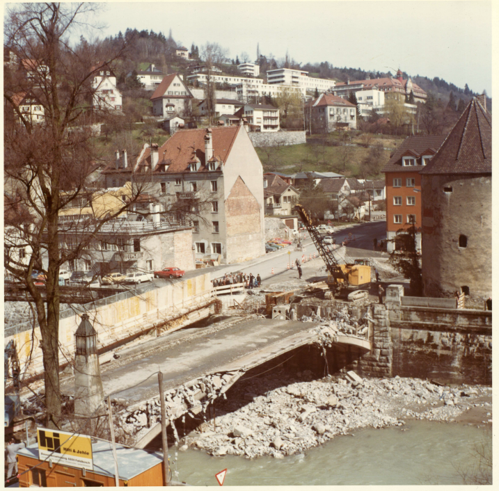 Montfortbrücke neu, Hochwasserschutz Feldkirch