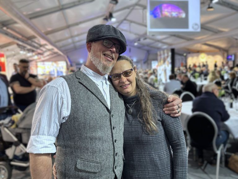 Besondere Erfolgsgeschichte: Martin Schrepfer und Conny Keller.