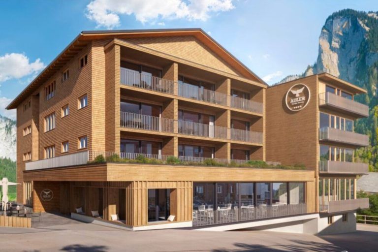 Nächtigungs-Einbruch für Wälder Tourismus: So wie auf dieser Visualisierung wird sich das Auer Traditionshaus Adler ab Ende Juli präsentieren.