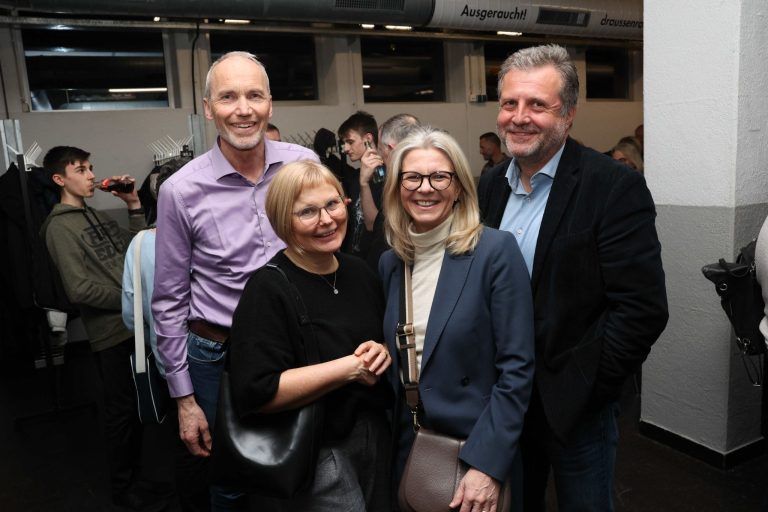 Ein empfehlenswerter Theaterabend: David und Dagmar Erne, Karin Fink-Loos ("Kugel Fink") und Herbert Loos.