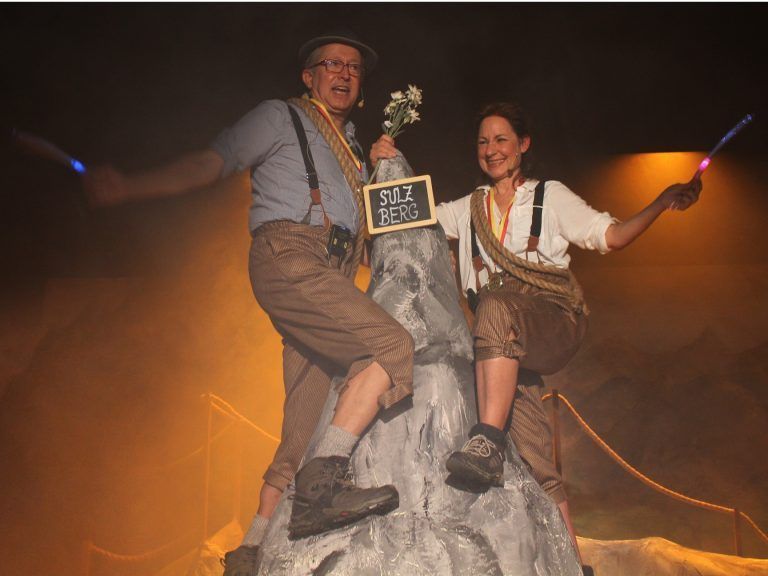 Fasnatspaß im Thaler Jubiläums-Zirkus: Geschafft! Der Sulzberg ist erobert! „Sierra, Sierra Maaaaahdreeee . . .“
