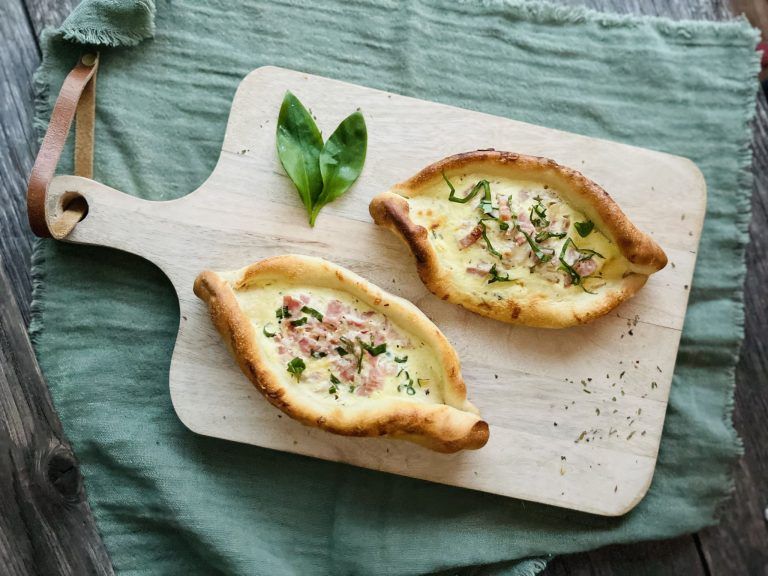 Backrezept Bärlauch-Schiffchen