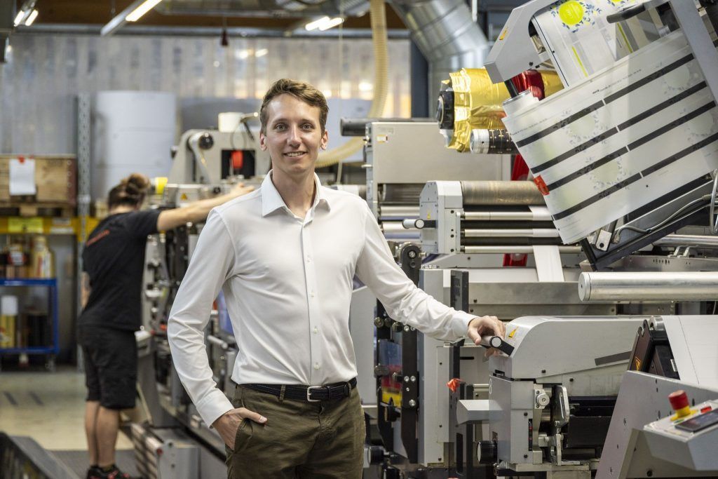 In vierter Generation: Mit Strategie und Tatkraft lenkt Simon Sohm die Produktion des Familienunternehmens