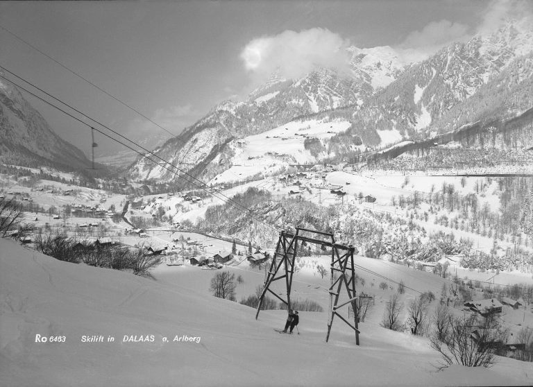 Skilift in Dalaas am Arlberg: [Dalaas gegen Schafberg]