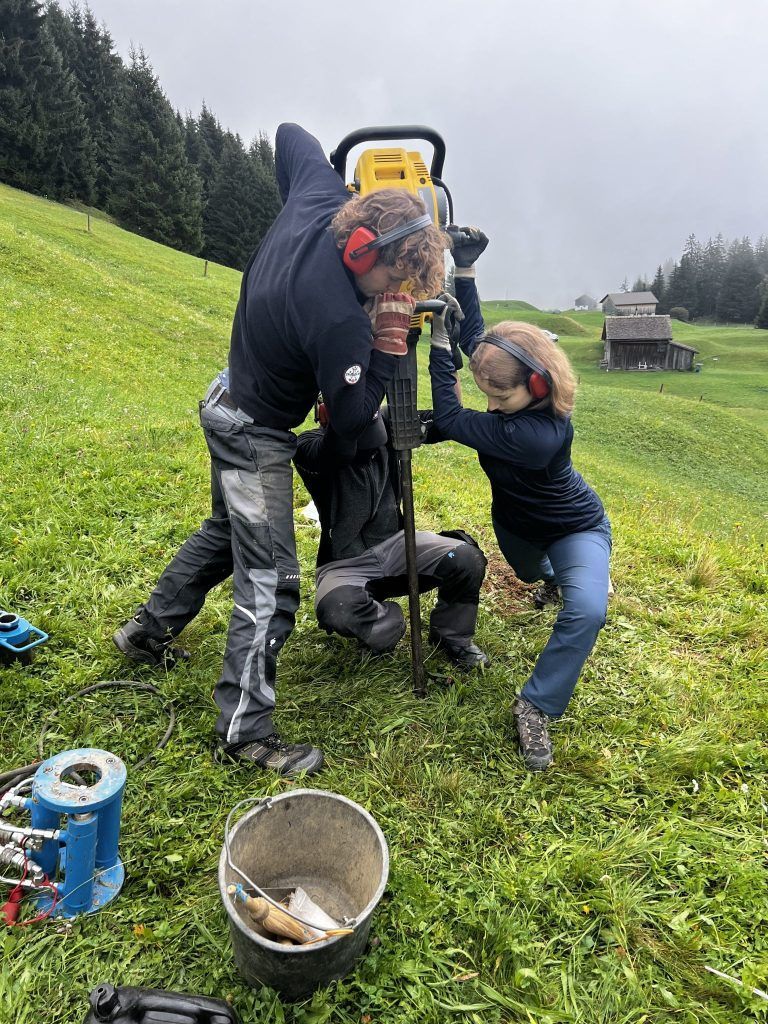 Knappagruaba, Ausgrabungen, Montanrevier, Montafon