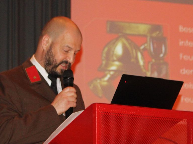 „Feuriges Jahr“ für Wehren im Bezirk Bregenz: Einen eindrucksvollen Bericht über die Feuerwehrjugend konnte Bezirksjugendreferent Christian Dietrich vorlegen.