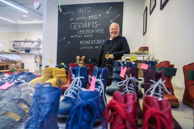 Eine Bregenzer Schuhmacherlegende  verabschiedet sich