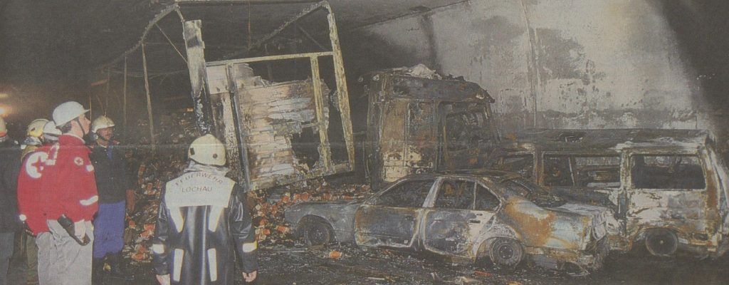 Vor 30 Jahren: Flammeninferno im Pfändertunnel