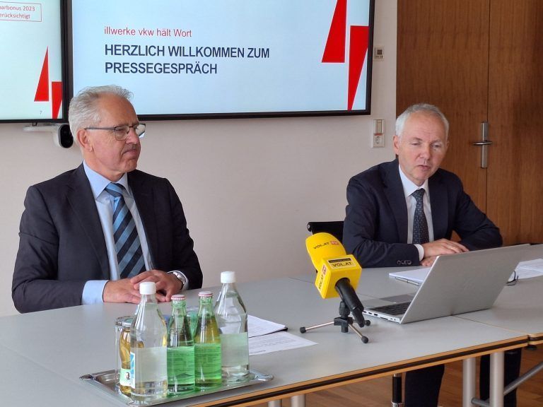 illwerke vkw hält Wort und bietet Sonderrabatt auf neue Stromprodukte - Christof Germann, Quido Salzmann