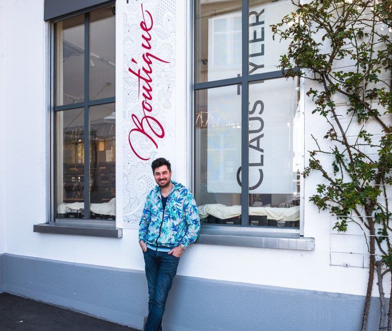 Fashion Pop up Claus Tyler Hofer Hecht Stickerei