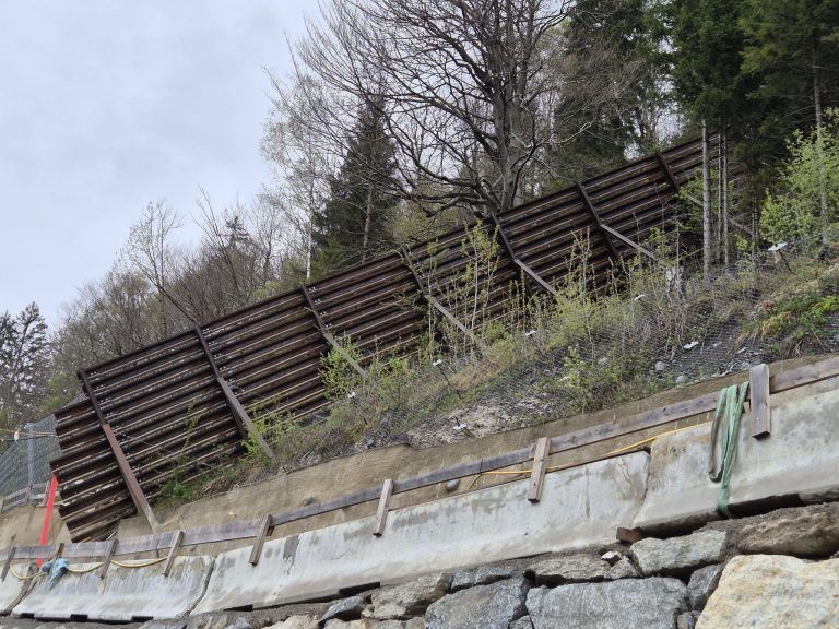 Löcherwaldgalerie, Arlbergstrecke, ÖBB, Streckensperre, Bauarbeiten