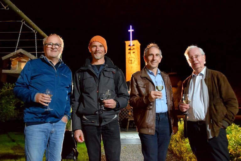 Walter Thöni, Matthias Metzner, Gerhard Schöch und Hans Getzner (von links), Mitglieder des Männerchores