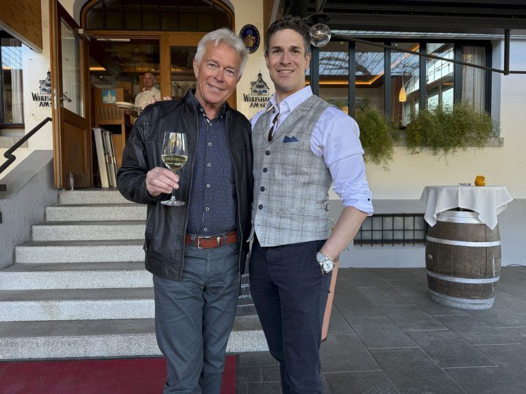 Walter und Christian Geisselmann kamen ins Wirtshaus am See