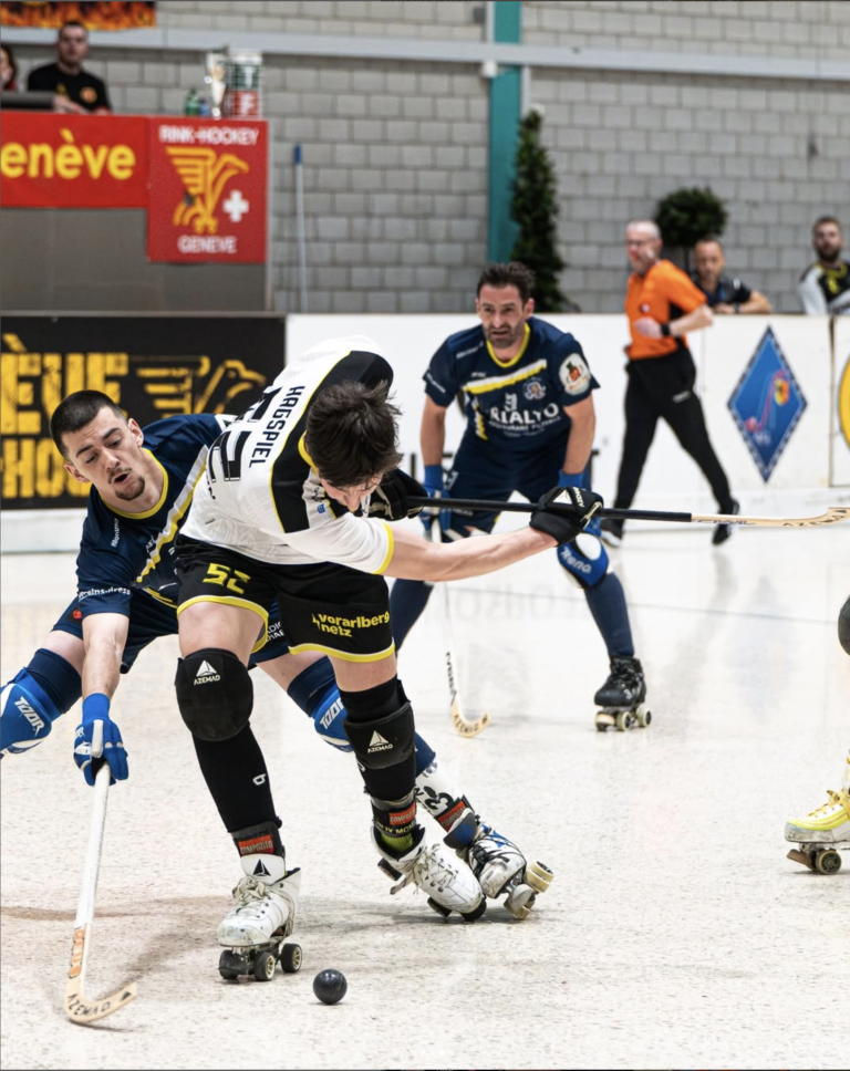 RHC Dornbirn erneut Schweizer Vize-Cupsieger: Das Publikum sah eine rasante Partie um den Titel.