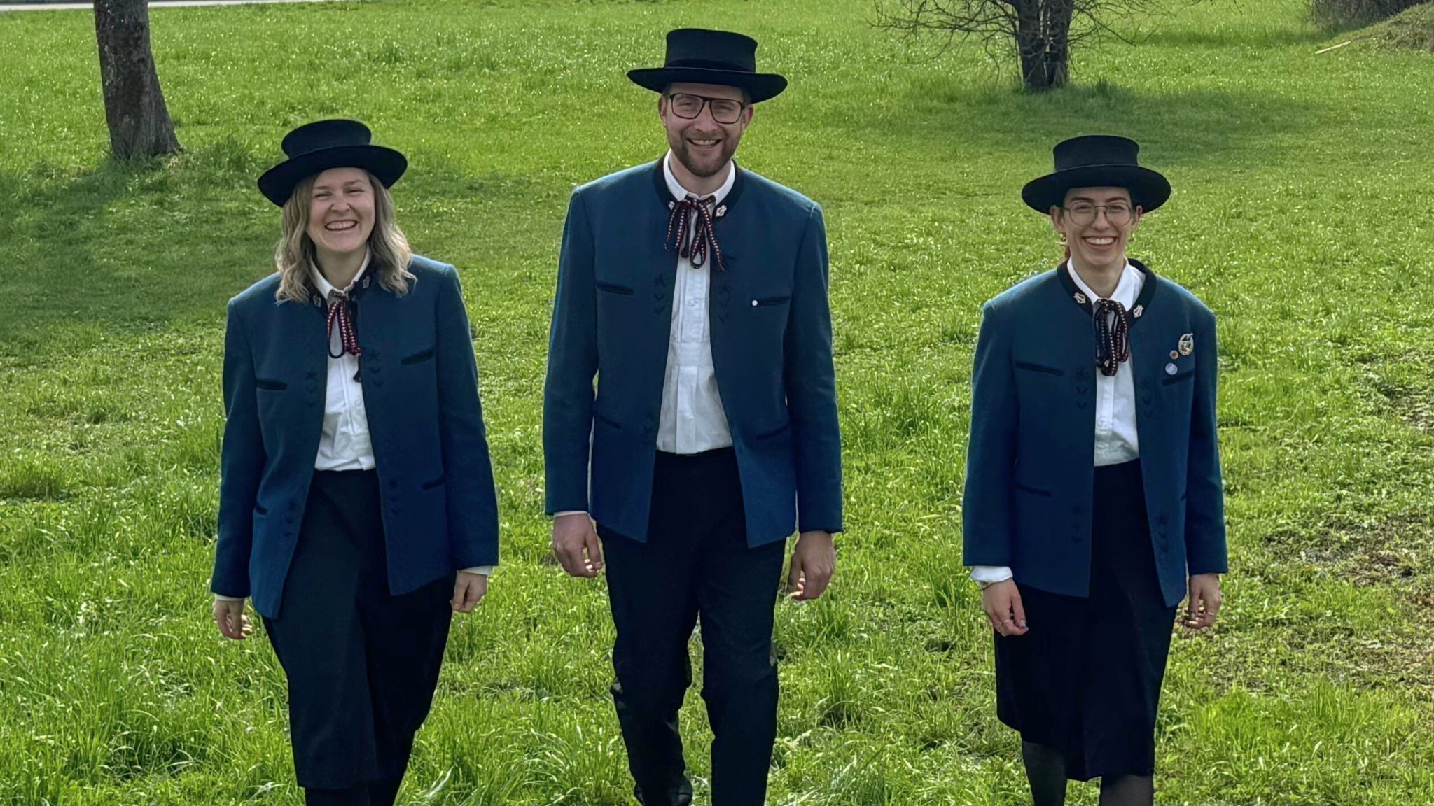(v.l.n.r.) Barbara Galle, Sebastian Rauchegger und Olivia Panzenböck sind das neue Obleute-Trio beim Musikverein Rohrbach.