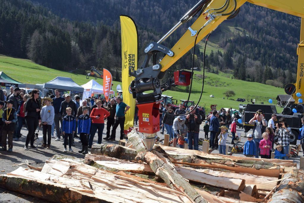 Ein Treffpunkt für Forstinteressierte in Mellau