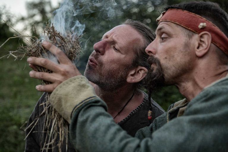 Rheinwanderung von der Quelle bis nach Vorarlberg: Christian Suppan (links) konnte mit seinen beiden Gefährten äußerst wertvolle Erfahrungen bei dieser besonderen Wanderung sammeln. (Quelle: Lukas Hämmerle)
