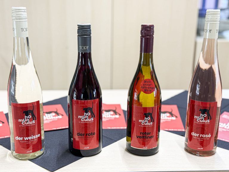Ein erlesenes Weinquartett erwartet die Homunculusbesucher