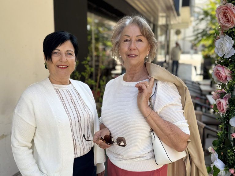 Frühjahrstrends und Fair Fashion : Models Marianne Huber und Rita Dupper bei der Fashionshow.