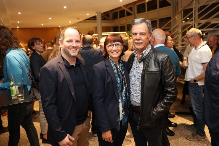 Höhepunkt in Musikerleben: Stefan Finzgar, Doris und Michael Wolf.