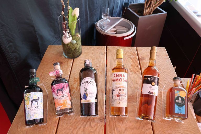 Weine, Whirlpools, Süßes und Saures: Aus dem "Bevanda"-Sortiment konnten auch diese Aperitifs verkostet werden.