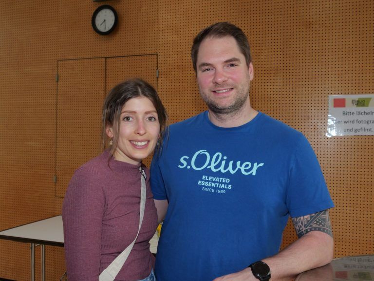 Satteins zweite Heimat im Klostertal: Nicole und Christian hatten viel Spaß an der Buchpräsentation.