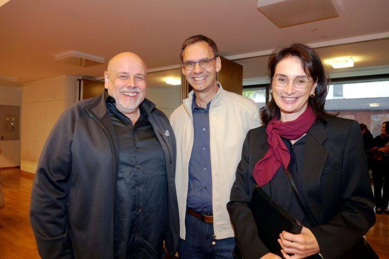 Beeindruckendes Jubiläumskonzert: Bernhard Marte mit Landeshauptmann Markus Wallner und Gattin Sonja.