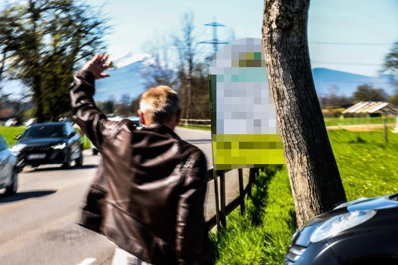 Schon wieder ein Benzinbettler auf Lauer