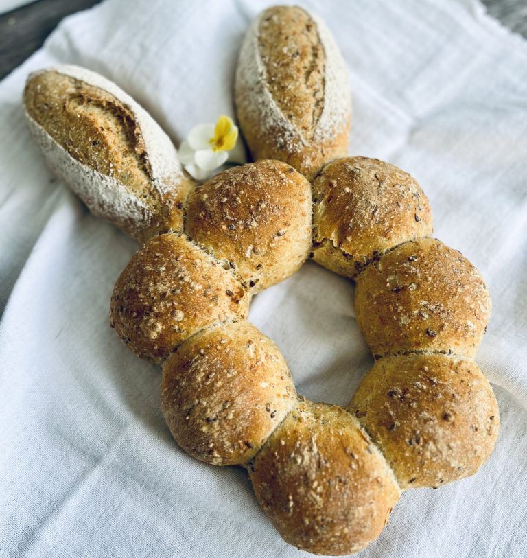 Backrezept Brötchen-Hase