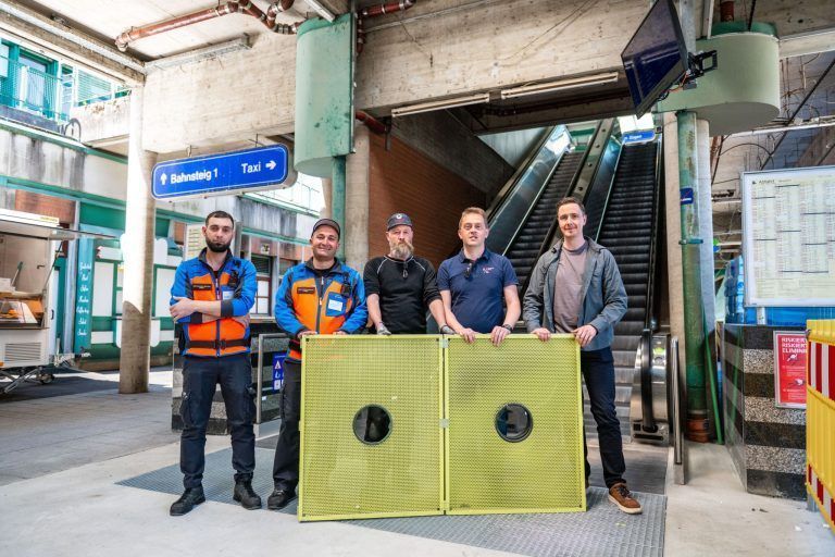 Neue Rolltreppe am Bahnhof Bregenz eröffnet