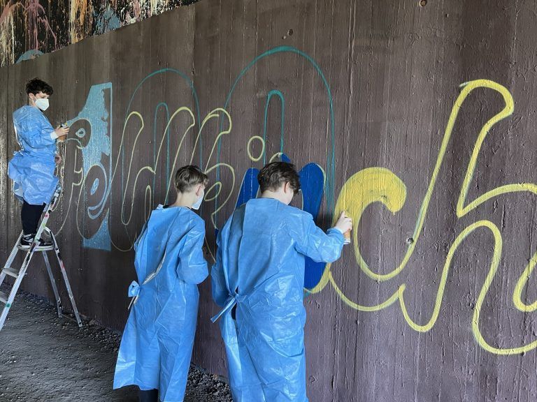 Graffiti-Kunst zum Stadtjubiläum: