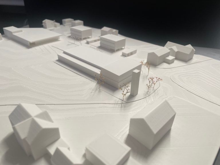 Modell neues Feuerwehrhaus von Peter Muxel