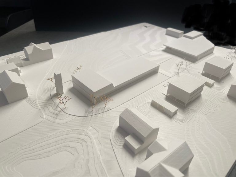 Modell neues Feuerwehrhaus von Peter Muxel