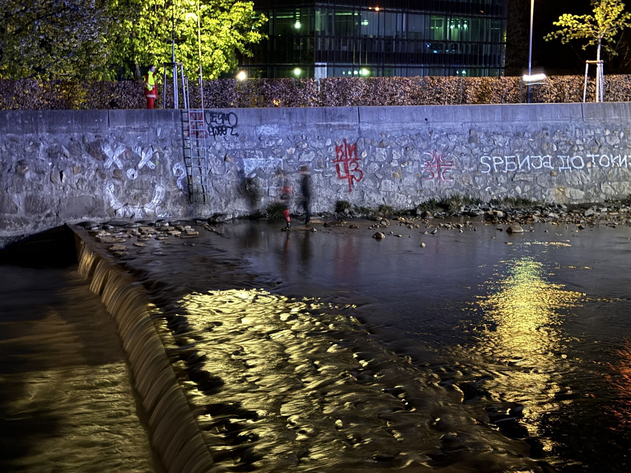 Person aus Dornbirner Ach gerettet