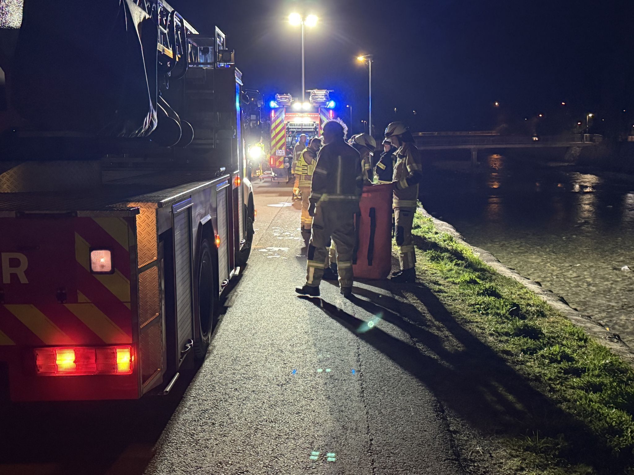 Person aus Dornbirner Ach gerettet