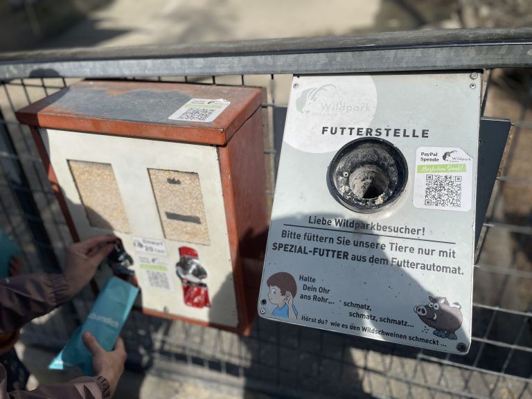 Wildpark, Probleme mit Fütterung, Müllablagerungen, Andreas Fink