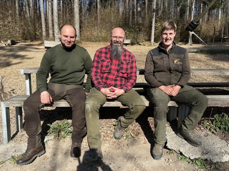 Wildpark Feldkirch, Auswilderung Luchs, Mika und Markus Herburger, Luchspaten