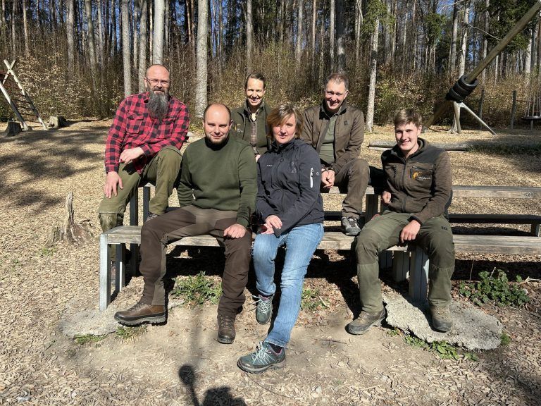 Wildpark Feldkirch, Auswilderung Luchs, Mika und Markus Herburger, Luchspaten